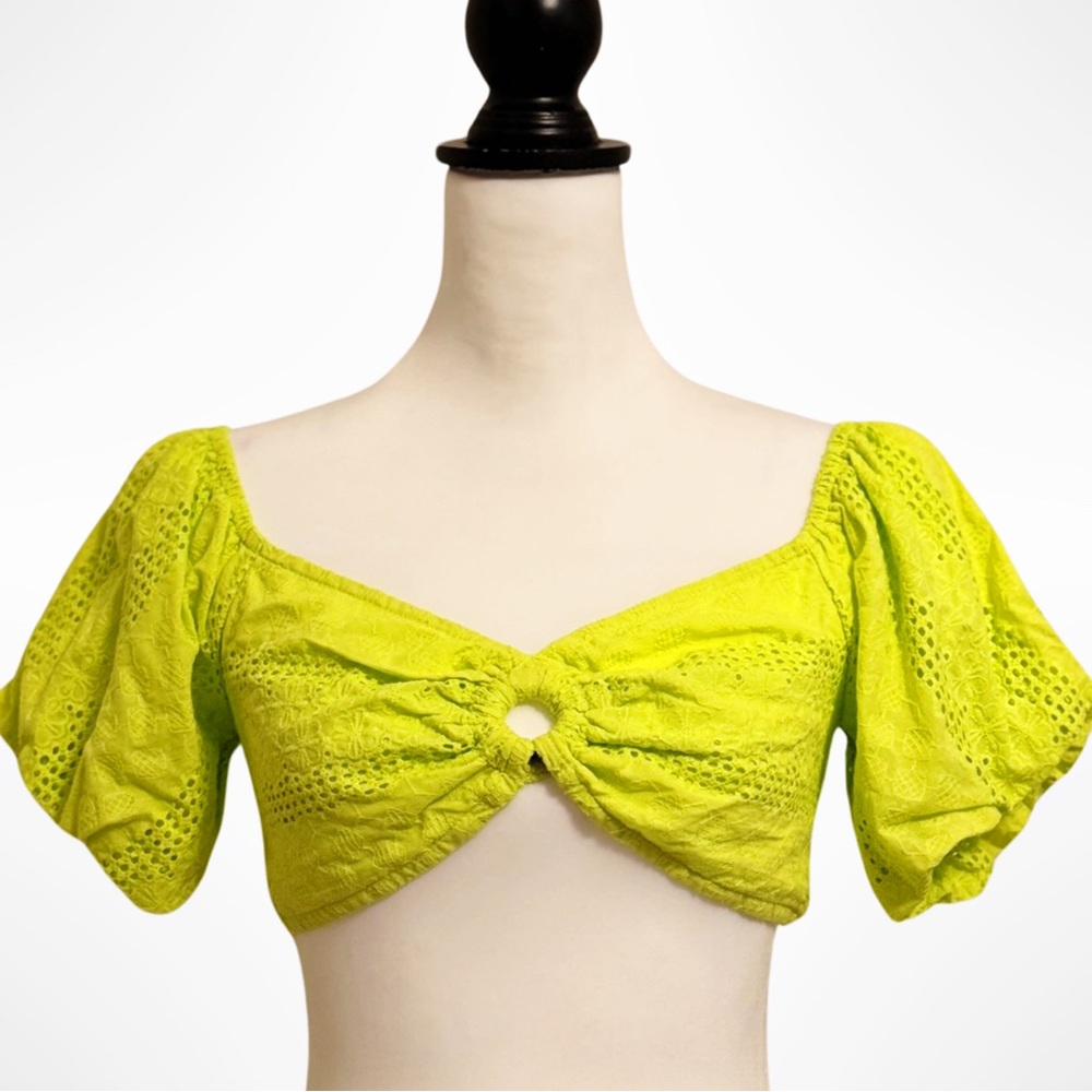 Lime Green Wild Fable Crop Top